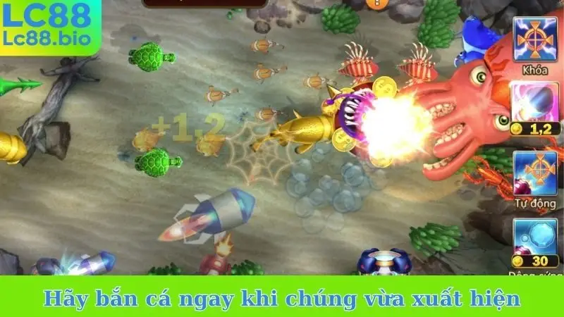 Hãy bắn cá ngay khi chúng vừa xuất hiện